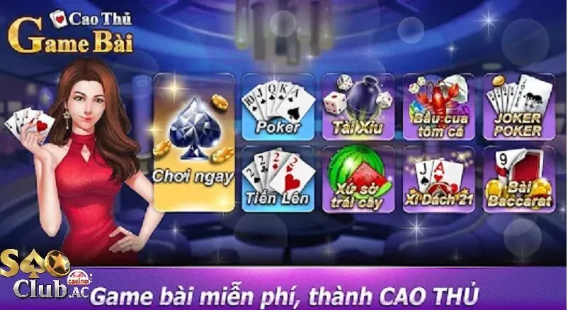 Top 5 Game Bài Ăn Khách Nhất Tại Saoclub Không Thể Bỏ Lỡ